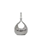 Versace Metal Mesh Mini Bag in Silver | Mini Bags | Coveti