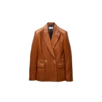 Versace Nappa Plongé Blazer in Brown | Blazers | Coveti