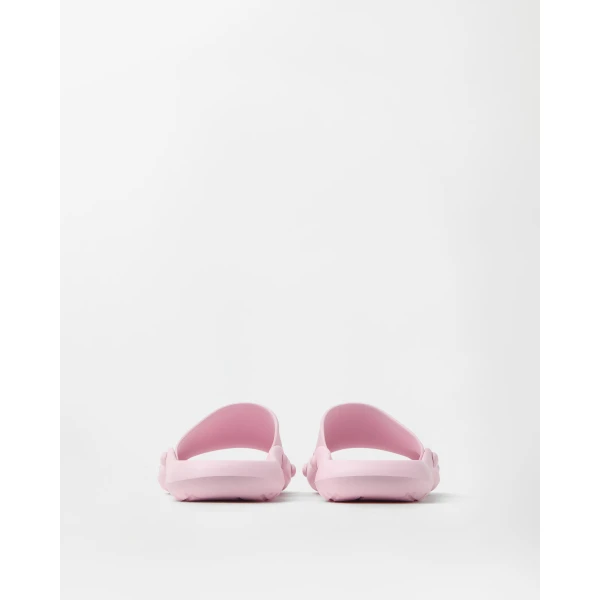 Versace Nettuno Rubber Slides in Pink, view 3 | Flip Flops & Slides