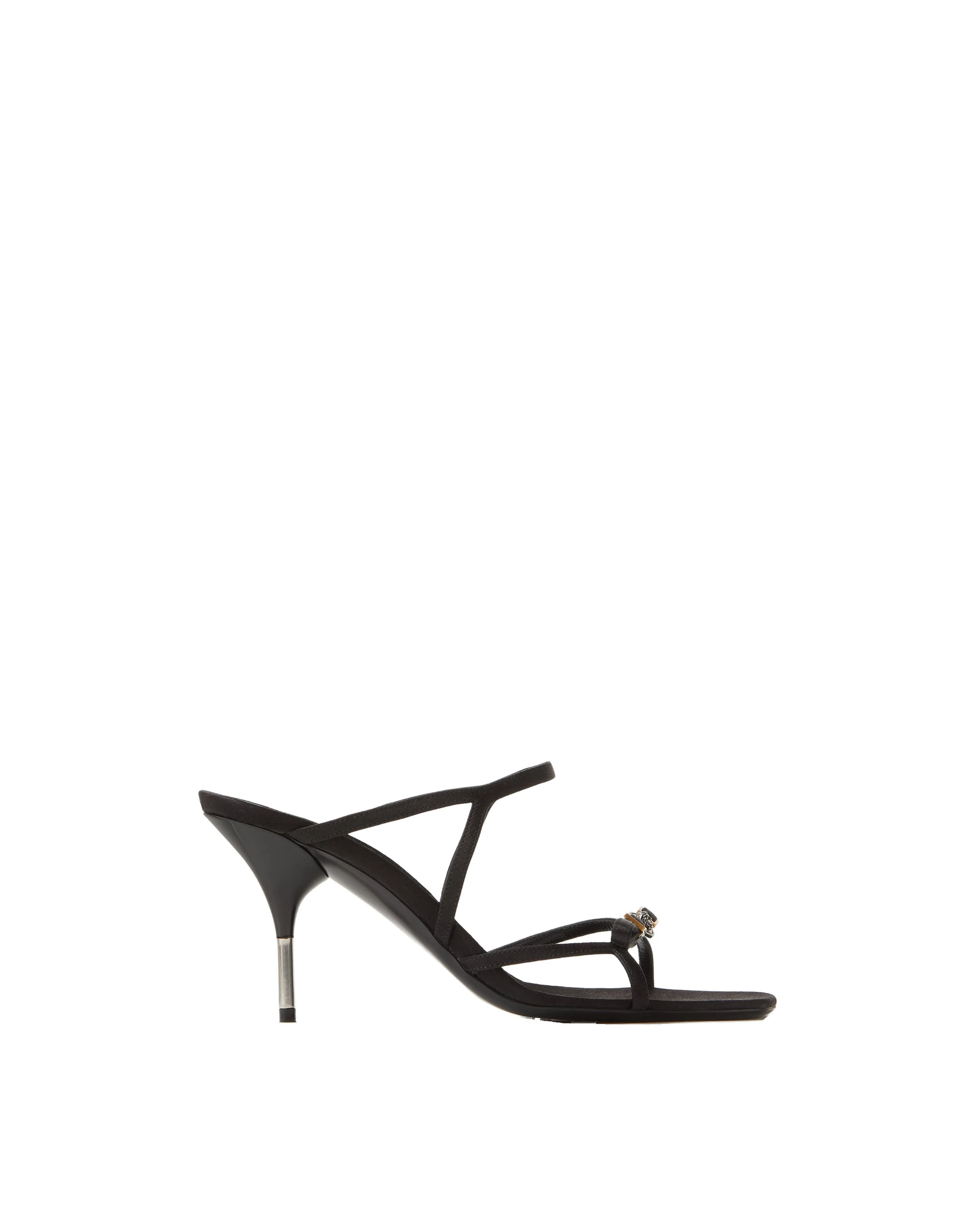 Versace Nyx Satin Mules 80 mm in Black Versace Nyx Satin Mules 80 mm in Black | Mules | Coveti
