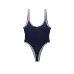 Versace One-Piece Swimsuit in Blue | Swimsuits | Coveti