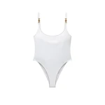 Versace One-Piece Swimsuit in White | Swimsuits | Coveti