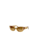 Versace Peggy Cat-Eye Sunglasses in Transparent Yellow | Sunglasses | Coveti