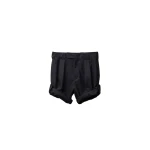 Versace Pinstripe Wool Formal Shorts in Navy | Shorts | Coveti