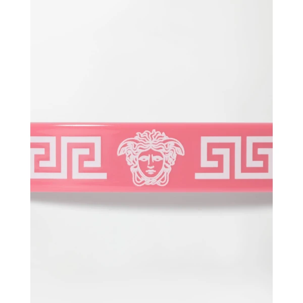 Versace Plex Hair Clip in Pink, view 2 | Hair Accessories