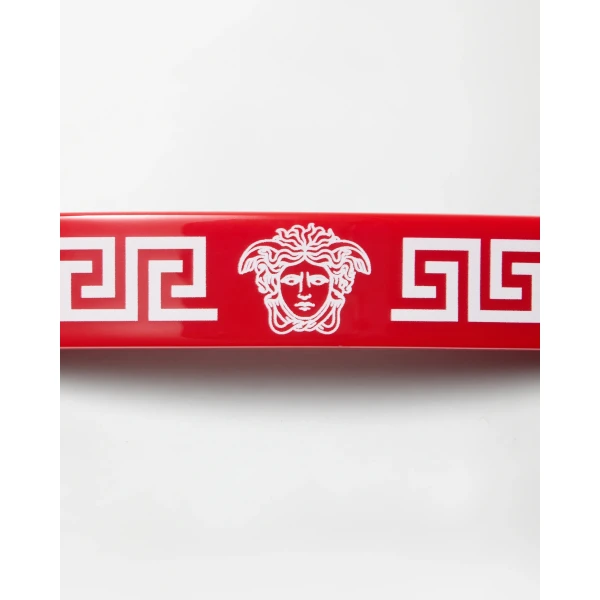 Versace Plex Hair Clip in Red, view 2 | Hair Accessories