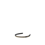 Versace Plex Headband in Black | Hair Accessories | Coveti