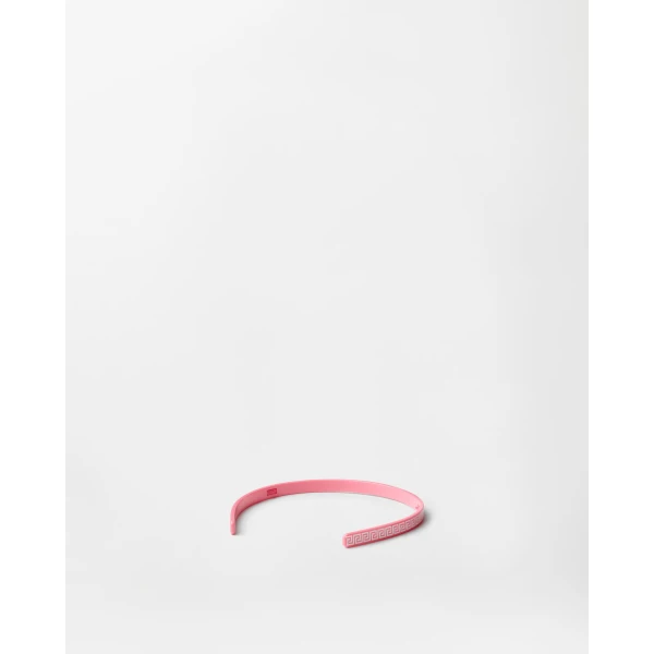 Versace Plex Headband in Pink, view 3 | Hair Accessories