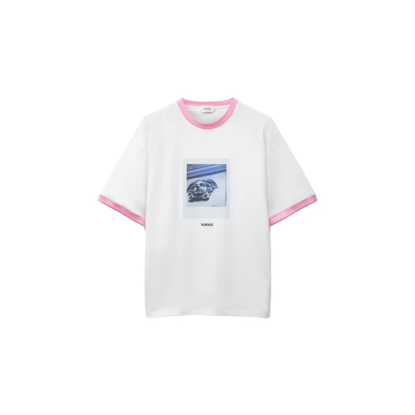 Printed Cotton-Jersey T-Shirt in White, Ref. 1026096