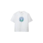 Versace Printed Cotton-Jersey T-Shirt in White, Ref. 1027027 | T-shirts | Coveti