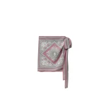 Versace Printed Cover-Up Skirt in Grey and Pink | Beachwear | Coveti