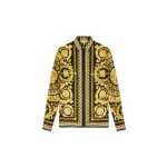 Versace Printed Silk Shirt in Black and Print | Shirts | Coveti