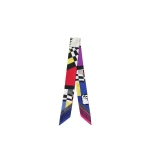 Versace Printed Silk Twill Ribbon in Teatro Print | Scarves | Coveti