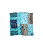 Versace Printed Silk Twill Scarf 90 cm in Floating By Print | Scarves | Coveti
