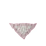 Versace Printed Silk Twill Scarf in Grey and Pink | Scarves | Coveti
