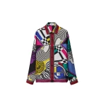 Versace Printed Silk Twill Shirt in Teatro Print | Shirts | Coveti