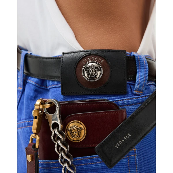 Versace Regular Jeans in Blue, Ref. 1024569, view 5 | Denim