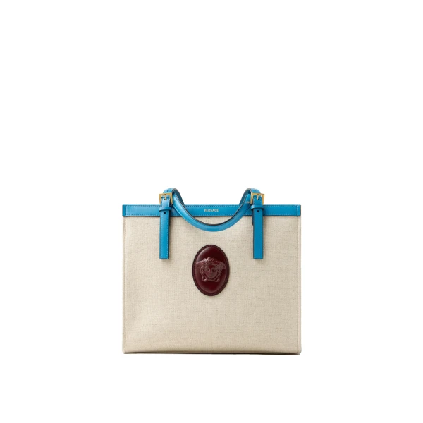 Rivière Canvas Tote in Light Blue