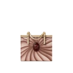 Versace Rivière Printed Canvas Tote in Burgundy and Beige | Totes & Top-Handle Bags | Coveti