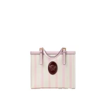 Versace Rivière Printed Canvas Tote in Pink | Totes & Top-Handle Bags | Coveti