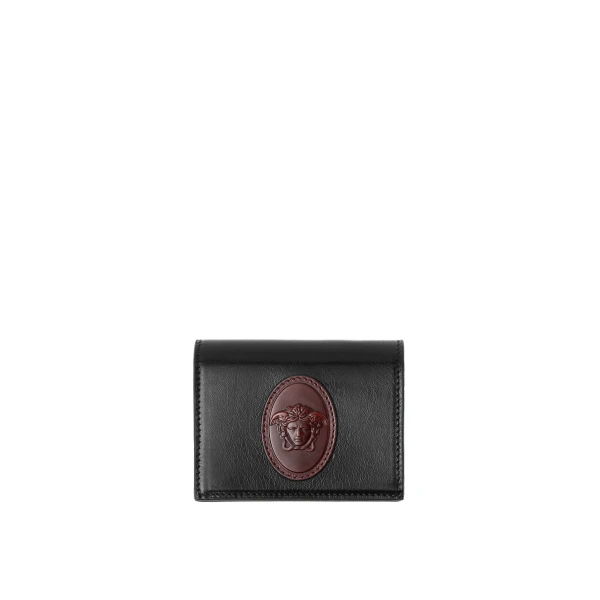 Roomy Leather Wallet in Black and Brown