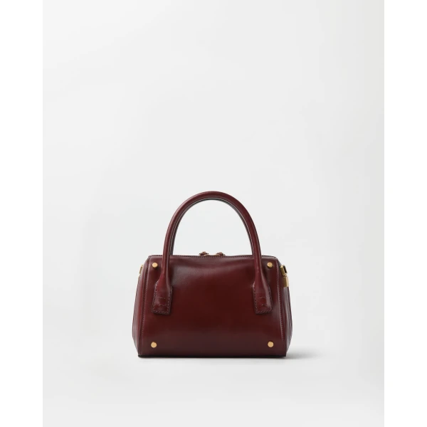 Versace Roomy Small Leather Boston Bag in Brown, Ref. 1A17453, view 5 | Totes & Top-Handle Bags