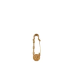 Versace Safety Pin Brooch in Light Gold | Brooches & Pins | Coveti