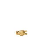 Versace Safety Pin Ring in Light Gold | Rings | Coveti