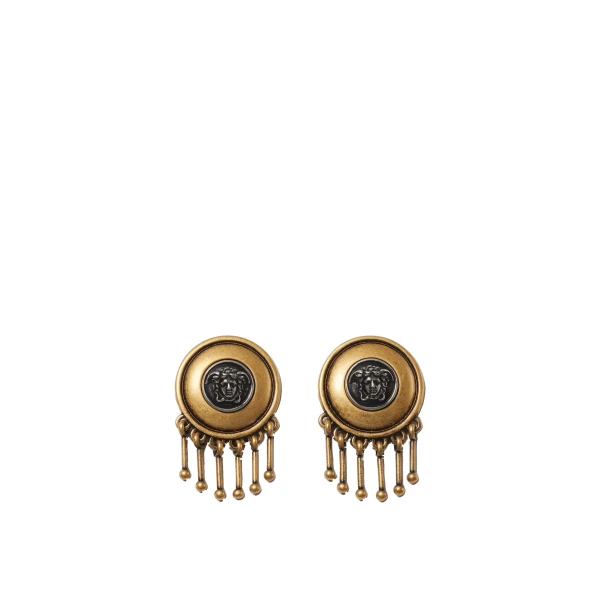 Versace Scudo Earrings in Gold | Earrings | Coveti