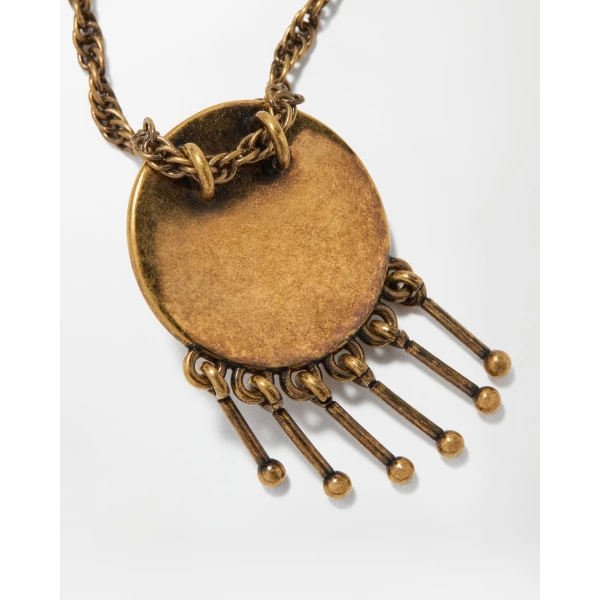 Versace Scudo Necklace in Gold, view 3 | Necklace