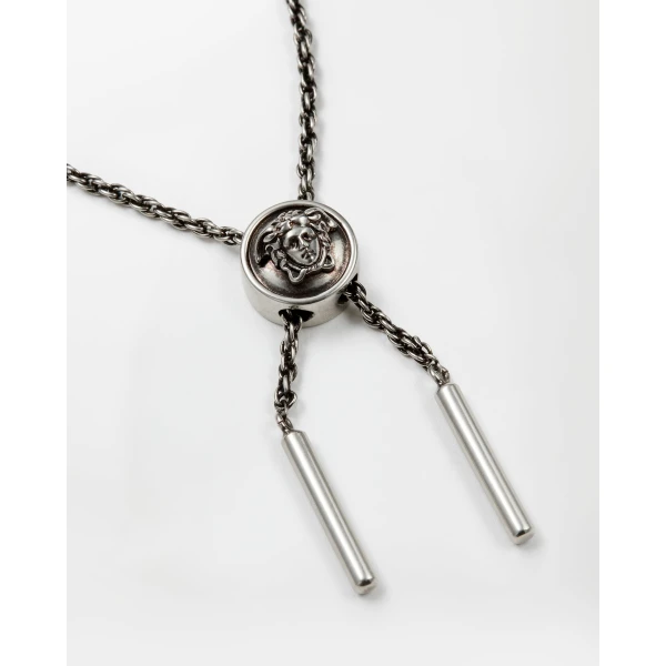 Versace Sea Frames Necklace in Silver, view 4 | Necklace