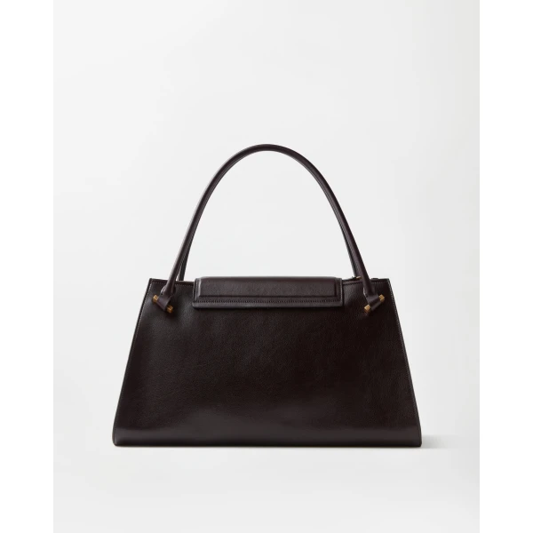 Versace Severine Large Leather Shoulder Bag in Brown, Ref. 1LC7G, view 6 | Shoulder & Crossbody Bags
