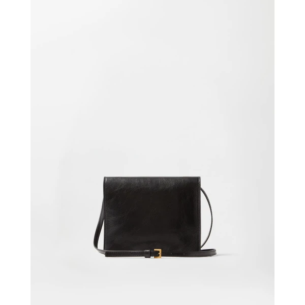 Versace Severine Leather Mini Bag in Black, view 4 | Mini Bags