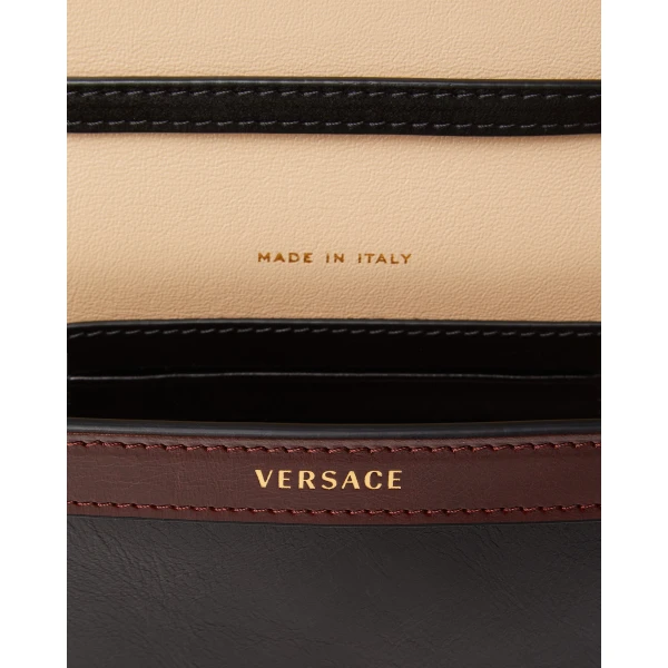 Versace Severine Leather Mini Bag in Black, view 5 | Mini Bags