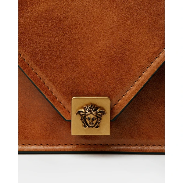 Versace Severine Leather Mini Bag in Brown, view 4 | Mini Bags