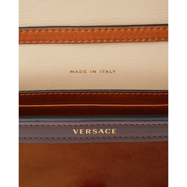 Versace Severine Leather Mini Bag in Brown, view 6 | Mini Bags