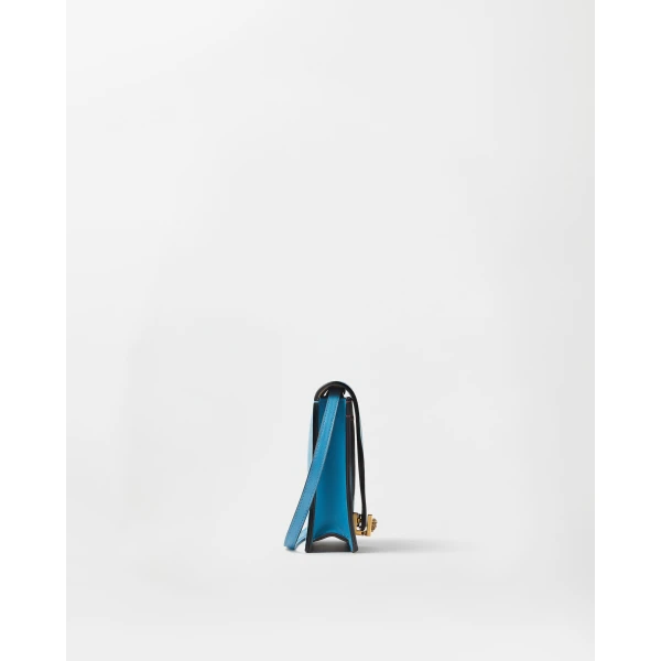 Versace Severine Leather Mini Bag in Light Blue, view 3 | Mini Bags