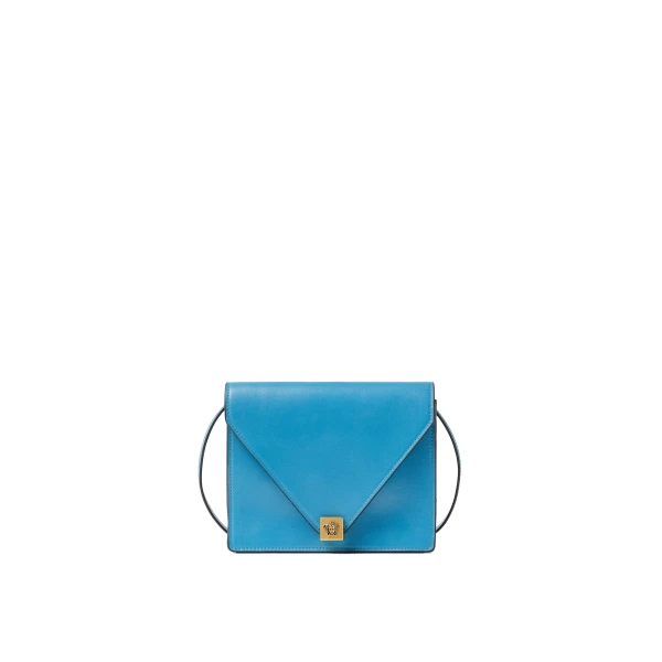 Severine Leather Mini Bag in Light Blue