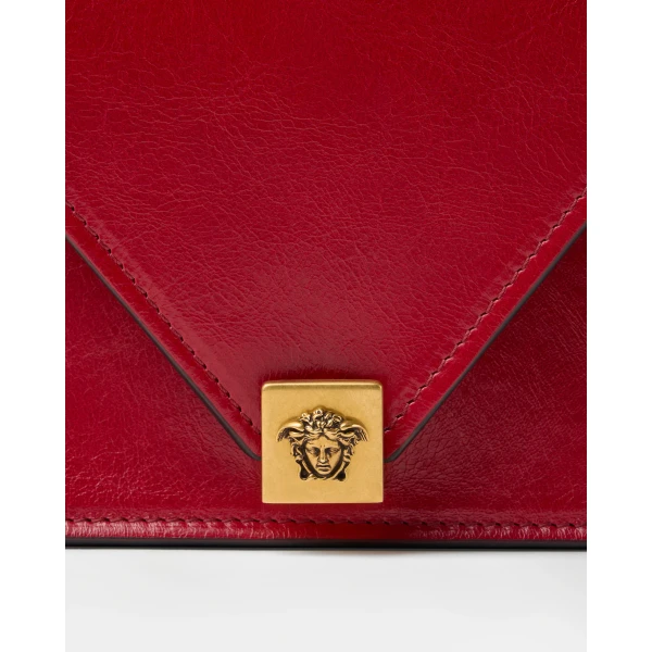 Versace Severine Leather Mini Bag in Red, view 3 | Mini Bags