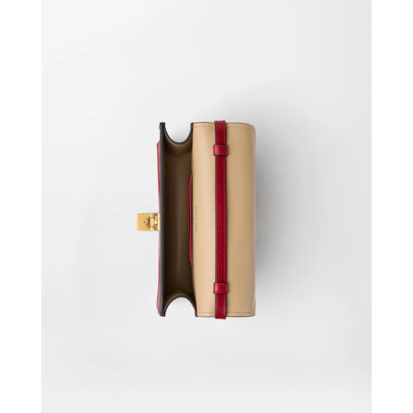 Versace Severine Leather Mini Bag in Red, view 4 | Mini Bags