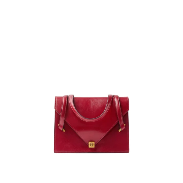 Versace Severine Leather Shoulder Bag in Red | Shoulder & Crossbody Bags | Coveti