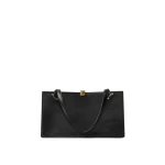 Versace Severine Leather Tote in Black | Totes & Top-Handle Bags | Coveti