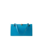 Versace Severine Leather Tote in Light Blue | Totes & Top-Handle Bags | Coveti