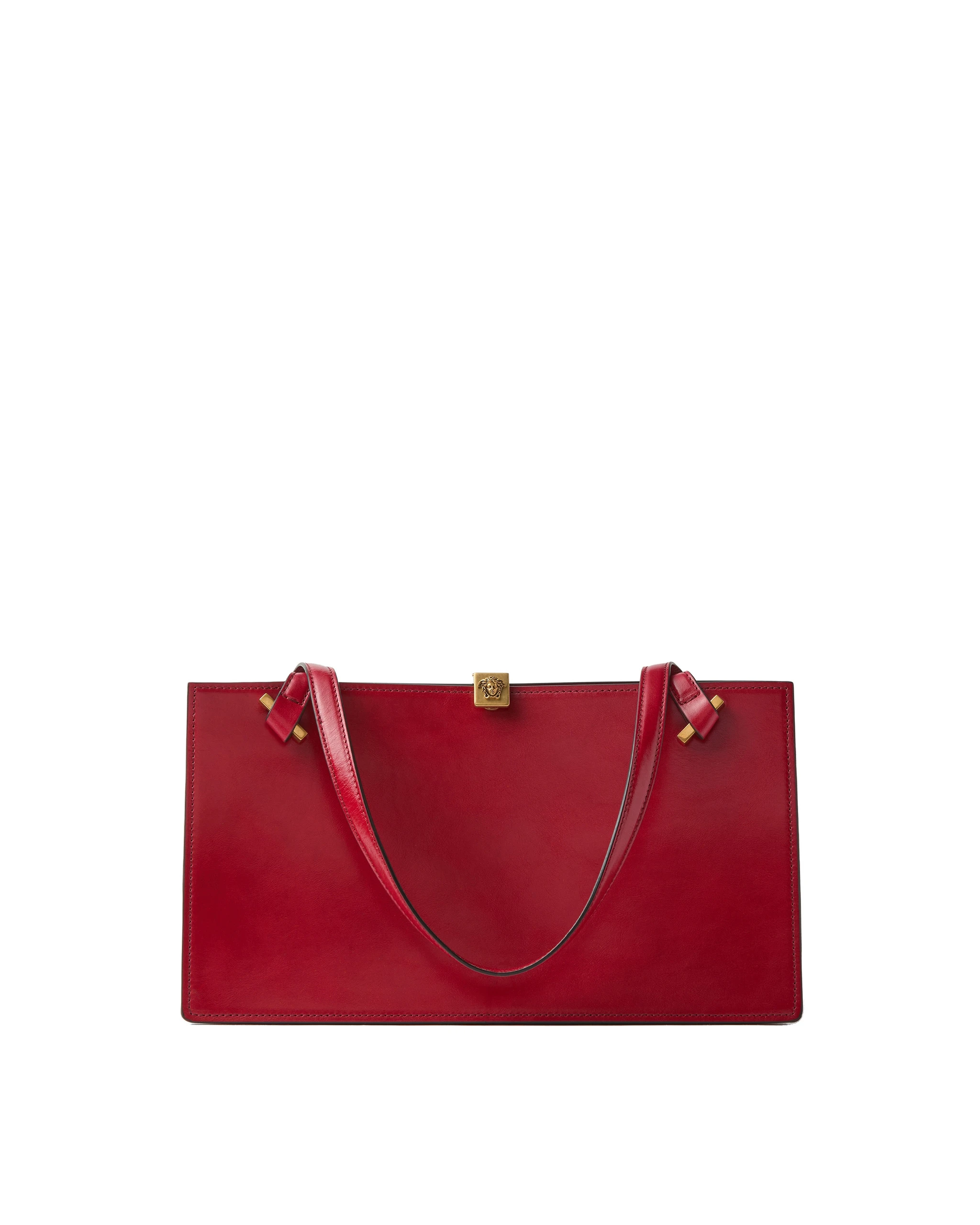 Versace Severine Leather Tote in Red Versace Severine Leather Tote in Red | Totes & Top-Handle Bags | Coveti