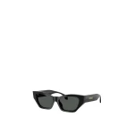 Versace Signature Cat-Eye Sunglasses in Black | Sunglasses | Coveti
