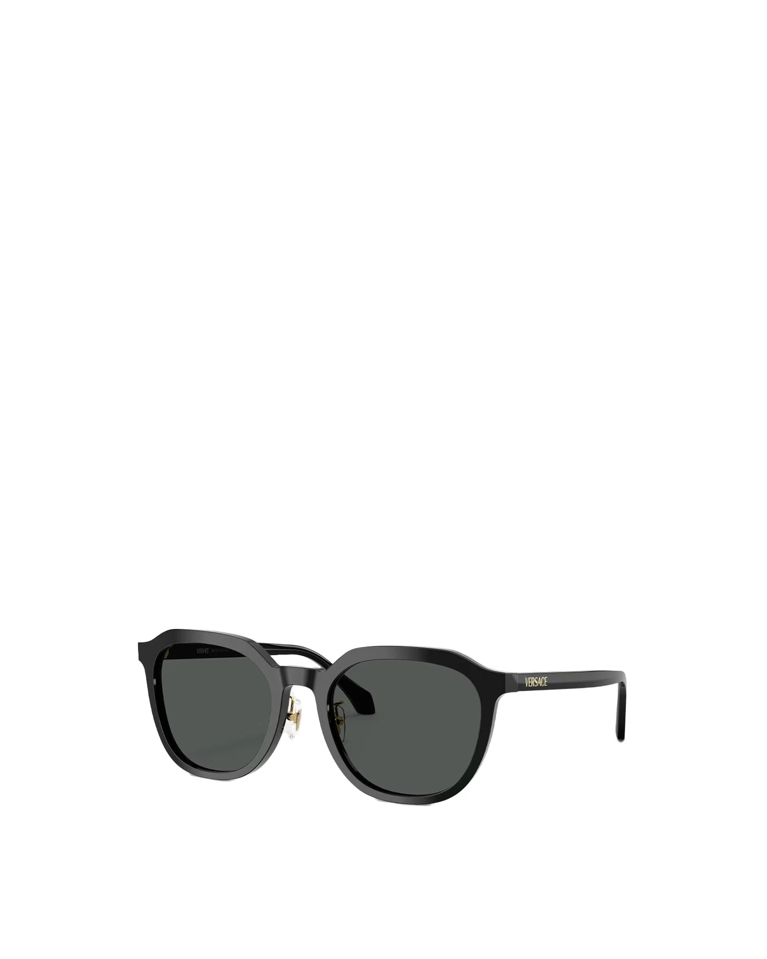 Versace Signature Low-Bridge Sunglasses in Black Versace Signature Low-Bridge Sunglasses in Black | Sunglasses | Coveti