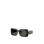 Versace Signature Squared Sunglasses in Black and Gold | Sunglasses | Coveti