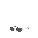 Versace Signature Sunglasses in Black and Gold Metal | Sunglasses | Coveti