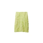 Versace Silk-Chiffon Draped Pencil Skirt in Lime | Pencil Skirts | Coveti