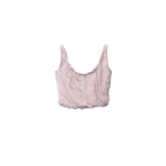 Versace Silk-Chiffon Draped Top in Lilac | Tops | Coveti